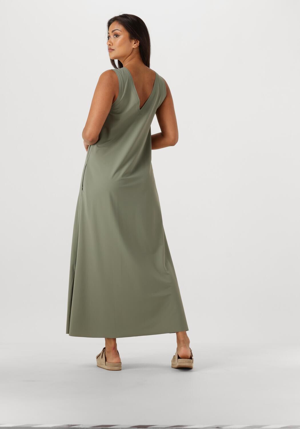 PENN & INK Dames Jurken Dress Olijf