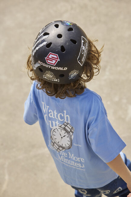 Blauwe THE NEW Polo / T-shirt TNSONNY - large