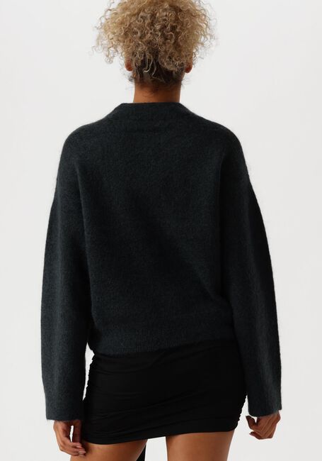 Grijze SECOND FEMALE Trui BROOK KNIT DROP SHOULDER O-NECK - large