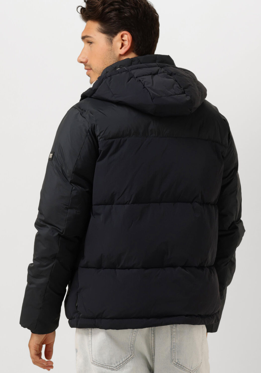SCOTCH & SODA Heren Jassen Hooded Puffer Jacket Zwart