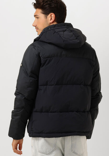 Zwarte SCOTCH & SODA Gewatteerde jas HOODED PUFFER JACKET - large