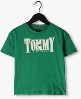 Groene TOMMY HILFIGER T-shirt CORD APPLIQUE TEE S/S - medium