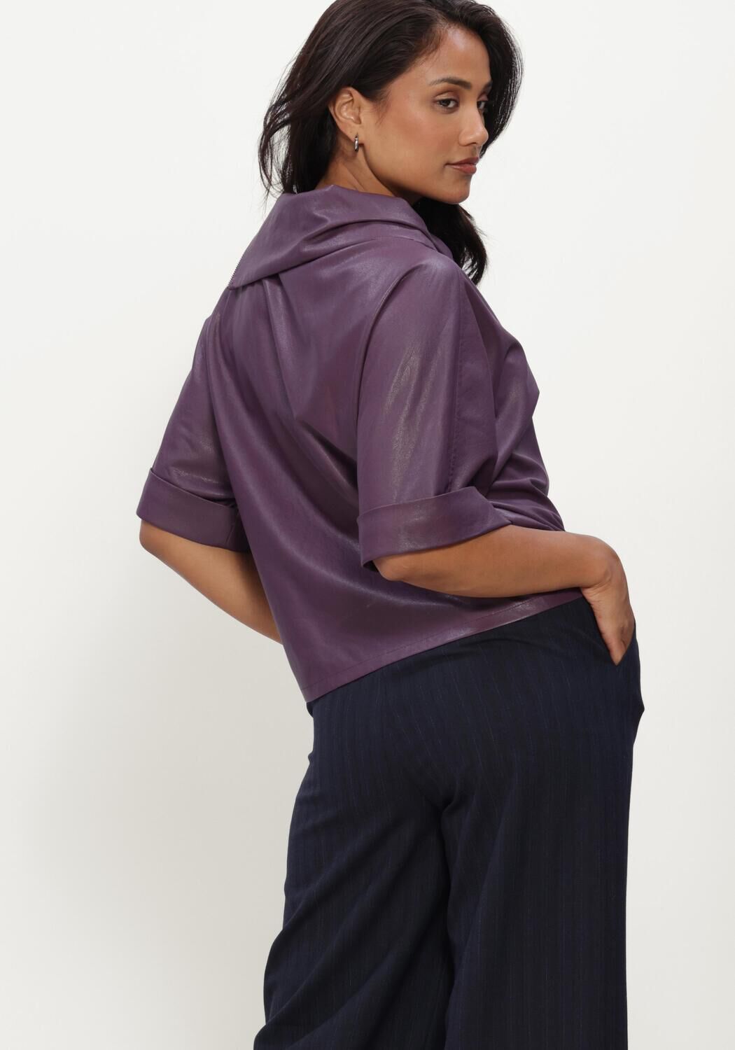 Paarse CAROLINE BISS Blouses 4609 - large