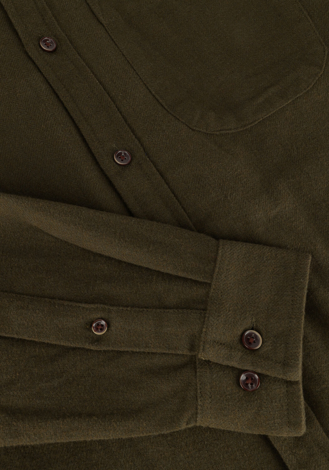 Donkergroene ANERKJENDT Casual overhemd AKLEIF 2 TONE MELANGE - large