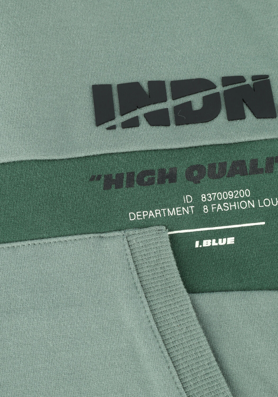 Groene INDIAN BLUE JEANS Sweater HOODED INDN - large