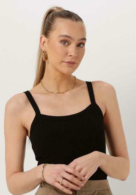 Zwarte SELECTED FEMME Top SLFCELICA ANNA STRAP TANK TOP - large