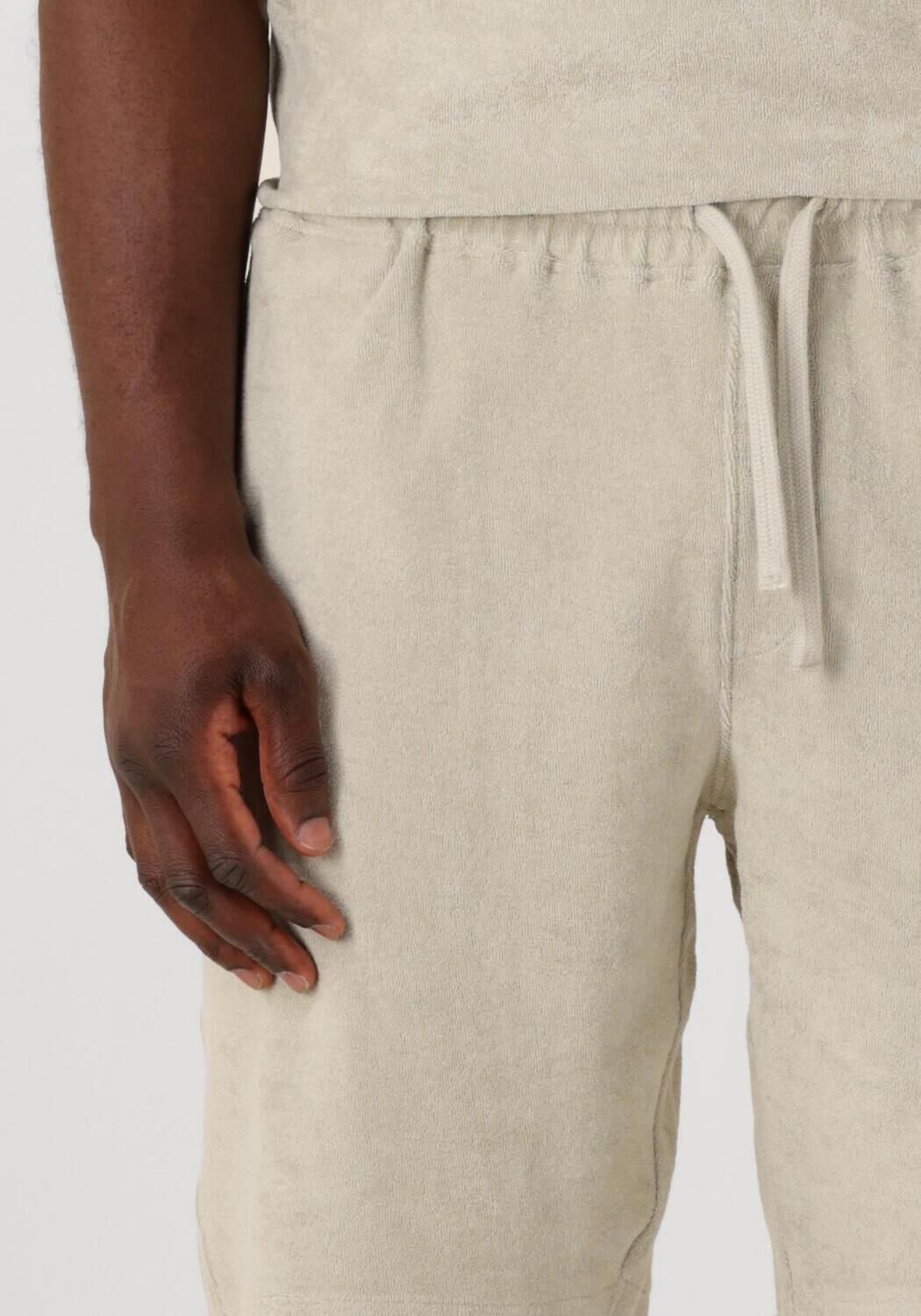DSTREZZED Heren Broeken Logan Towelling Shorts Beige