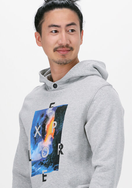Lichtgrijze NATIONAL GEOGRAPHIC Sweater HOODY - large