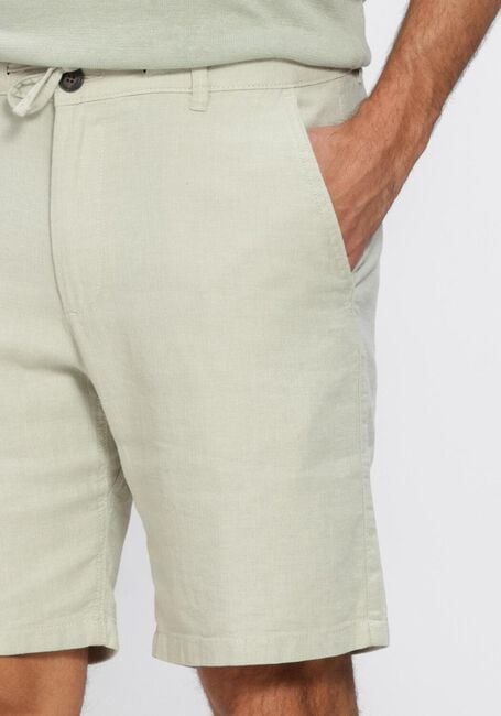 Groene SELECTED MEN Korte broek SLHREGULAR-BRODY LINEN BLD SHORTS NOOS - large