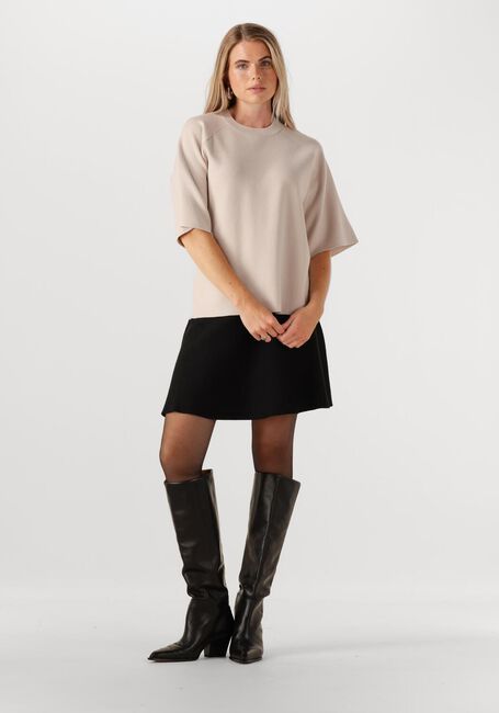 Zwarte OBJECT Minirok OBJREYNARD HW SHORT KNIT SKIRT - large