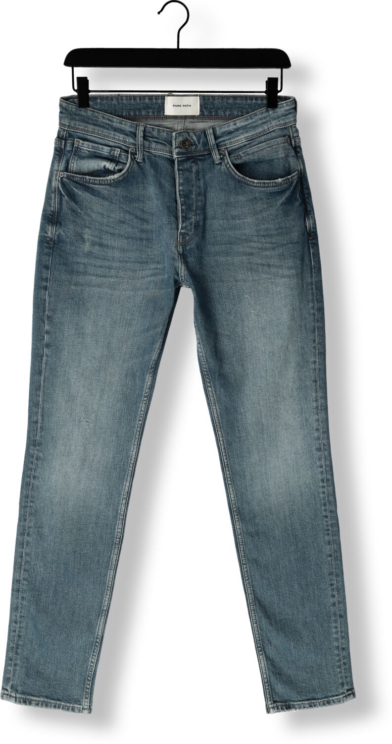 PURE PATH Heren Jeans The Ryan Blauw