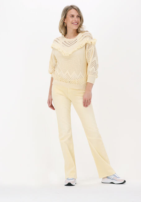 Gele SUMMUM Trui FRINGE SWEATER COTTON ACRYLIC  - large