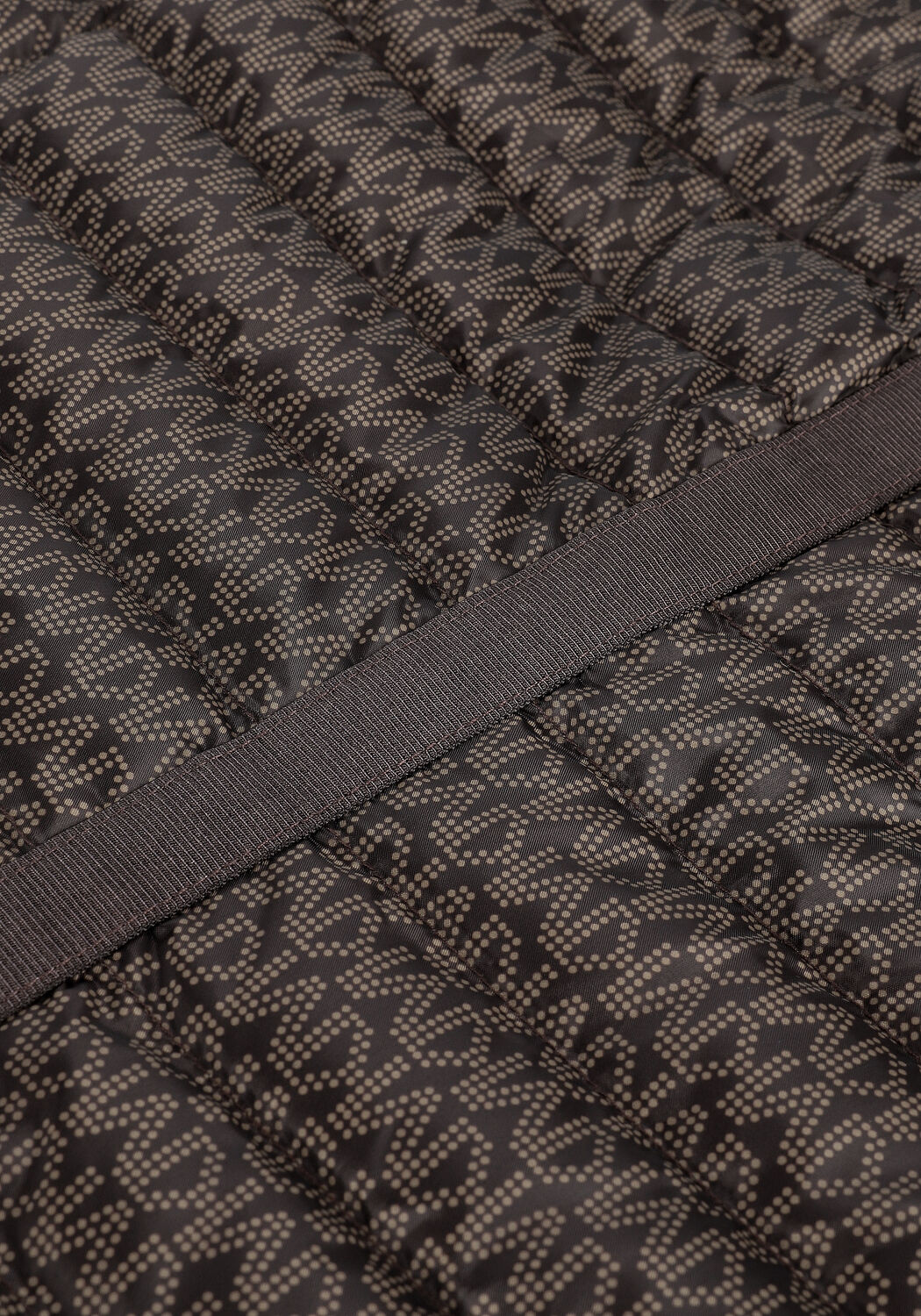 Bruine MICHAEL KORS Gewatteerde jas ECO MK DOT PCKBL PUFFER - large