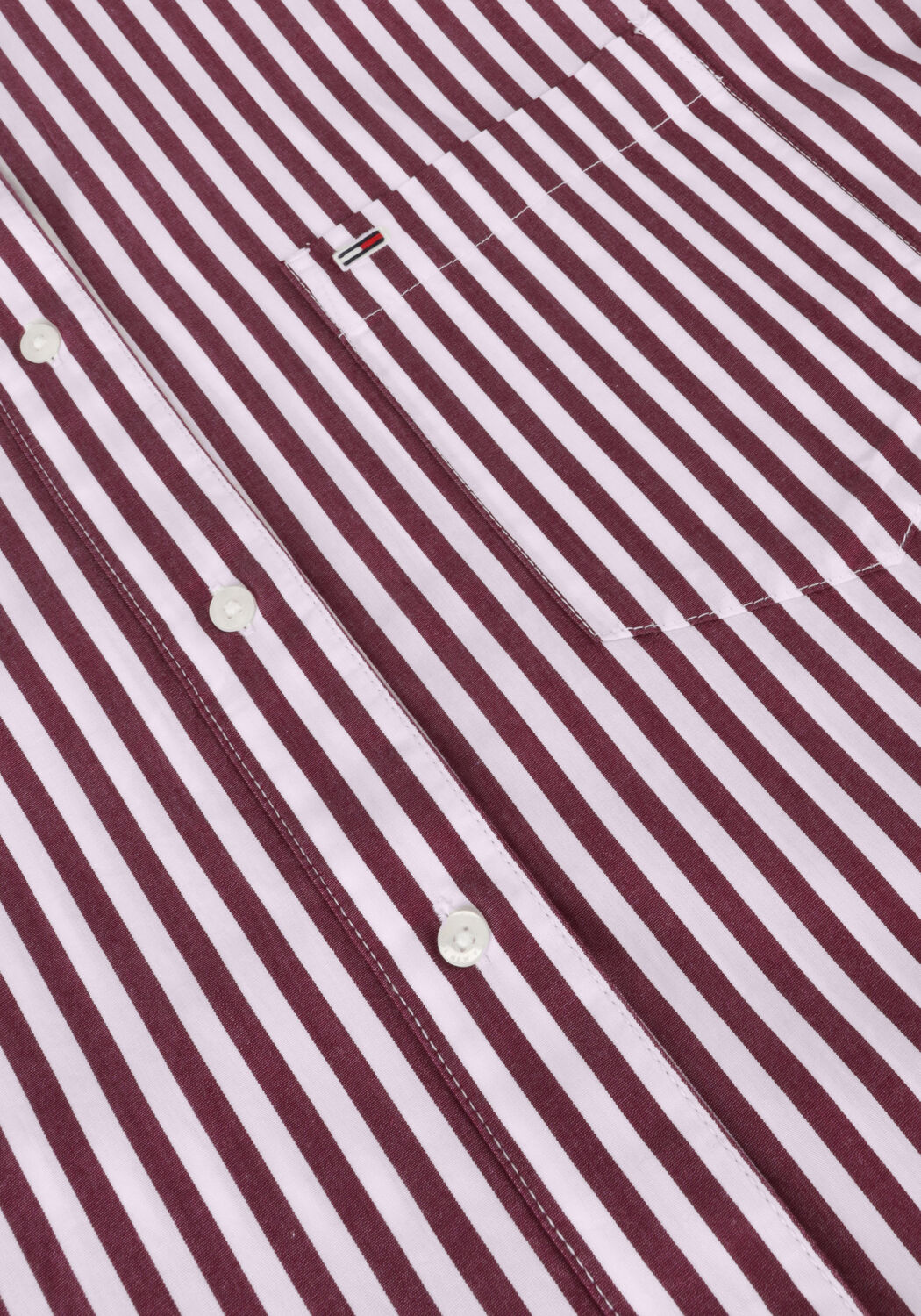 Rode TOMMY JEANS Blouses TJW OVS PINSTRIPE SH - large