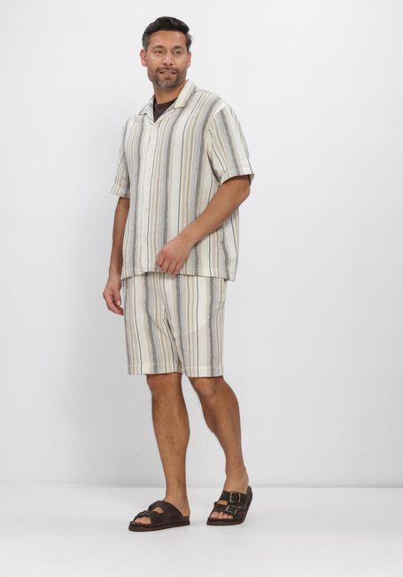 Beige SELECTED MEN Broeken SLHREGCAL SHORTS - large