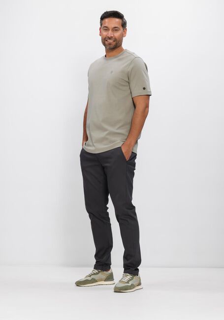 Khaki CAST IRON T-shirt REGULAR FIT INTERLOCK - large