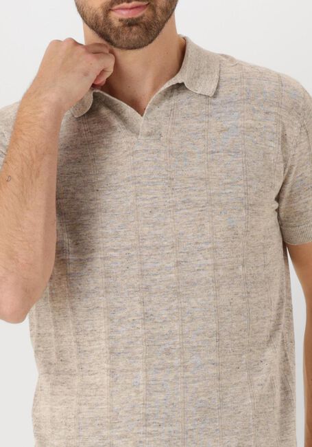 Beige GENTILUOMO Polo POLO NO BUTTON SS K2020-275 - large