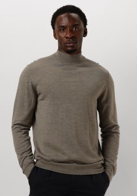 Groene PROFUOMO Trui PULLOVER MOCK - large