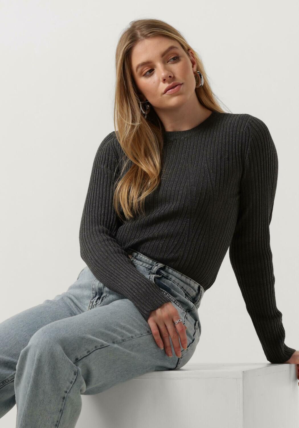 Antraciet grijze trui dames shop