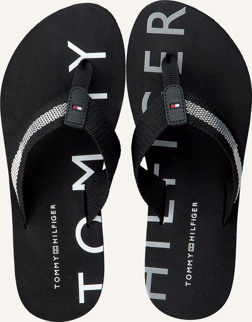 Zwarte TOMMY HILFIGER Teenslippers FLAT BEACH Zwarte TOMMY HILFIGER Teenslippers FLAT BEACH - large