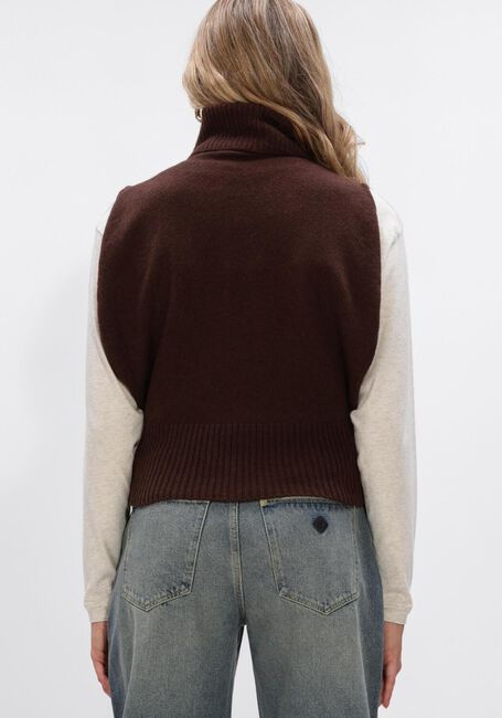 Bruine ROUGE EDIT Trui ROUCLEO ROLL NECK KNIT WEST - large