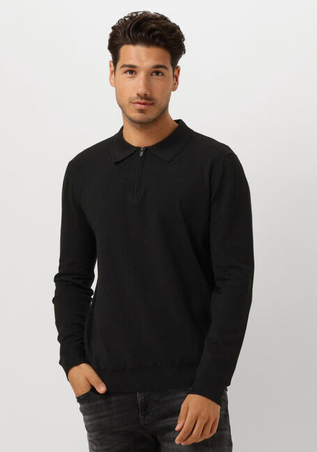 Zwarte PURE PATH Polo REGULAR FIT KNITWEAR POLO806 - large