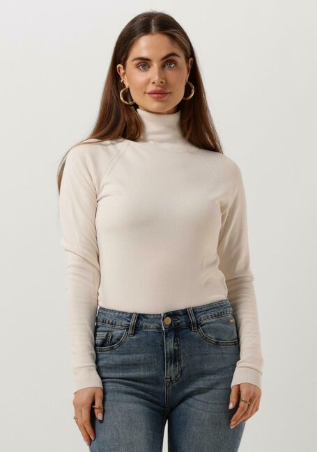 Ecru SUMMUM Coltrui SWEATER TURTLE NECK BASIC KNIT (7S5529) - large
