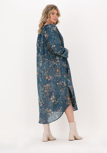 Blauwe MES DEMOISELLES Midi jurk YUNA DRESS - large