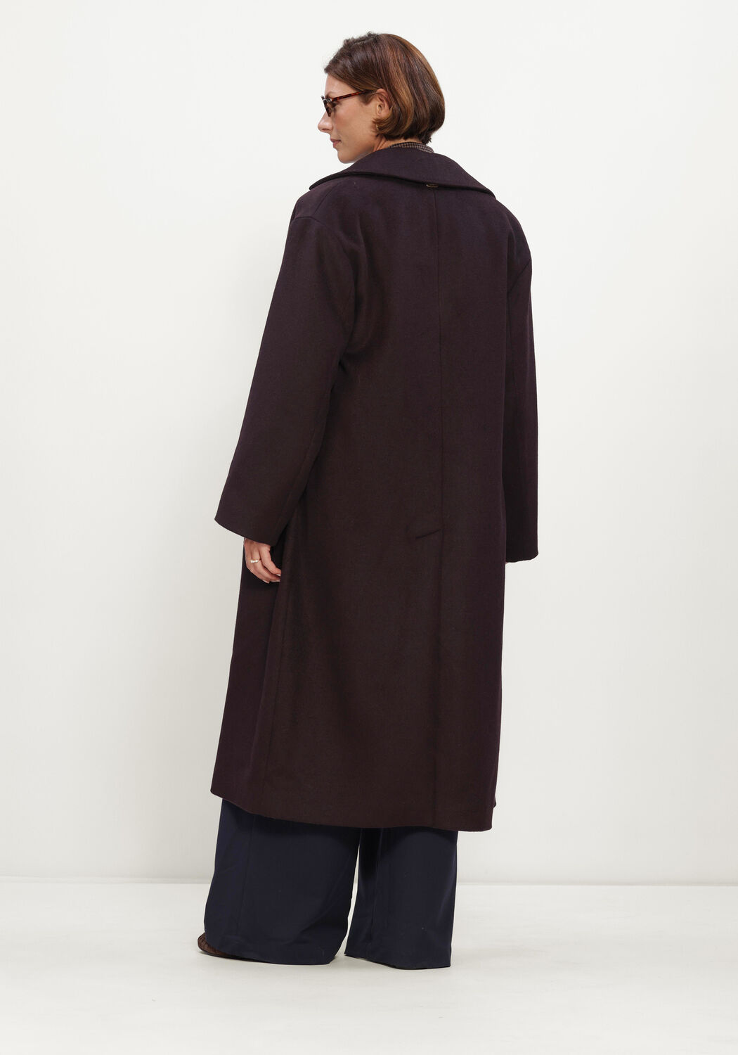 Bruine BEAUMONT Mantel MARIAH LONG COAT - large