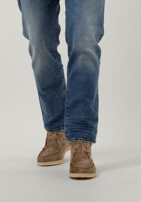 Beige VAN BOMMEL Veterschoenen SBM-50027 - large