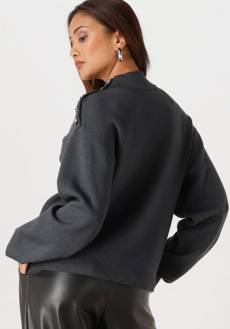Donkergrijze Y.A.S. Trui YASHAMA LS PEARL KNIT PULLOVER - large