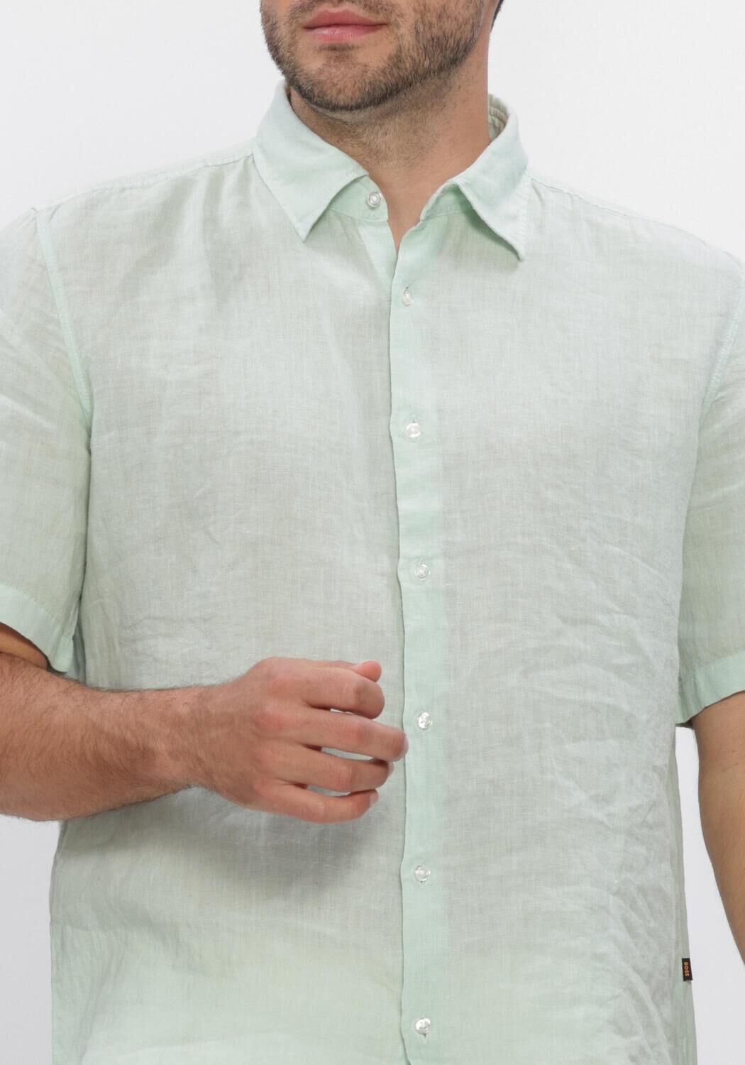 Blauwe BOSS ORANGE Casual overhemd RASH_2 - large