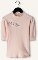 Roze NOBELL T-shirt KOOKAB SLUB RIB TSHIRT Roze NOBELL T-shirt KOOKAB SLUB RIB TSHIRT - medium