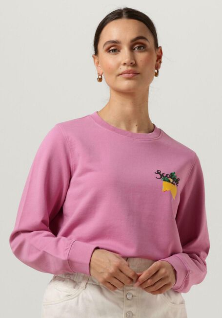 Roze SCOTCH & SODA Sweater COTTON IN- CONVERSION REGULAR FIT CREWNECK SWEATER - large