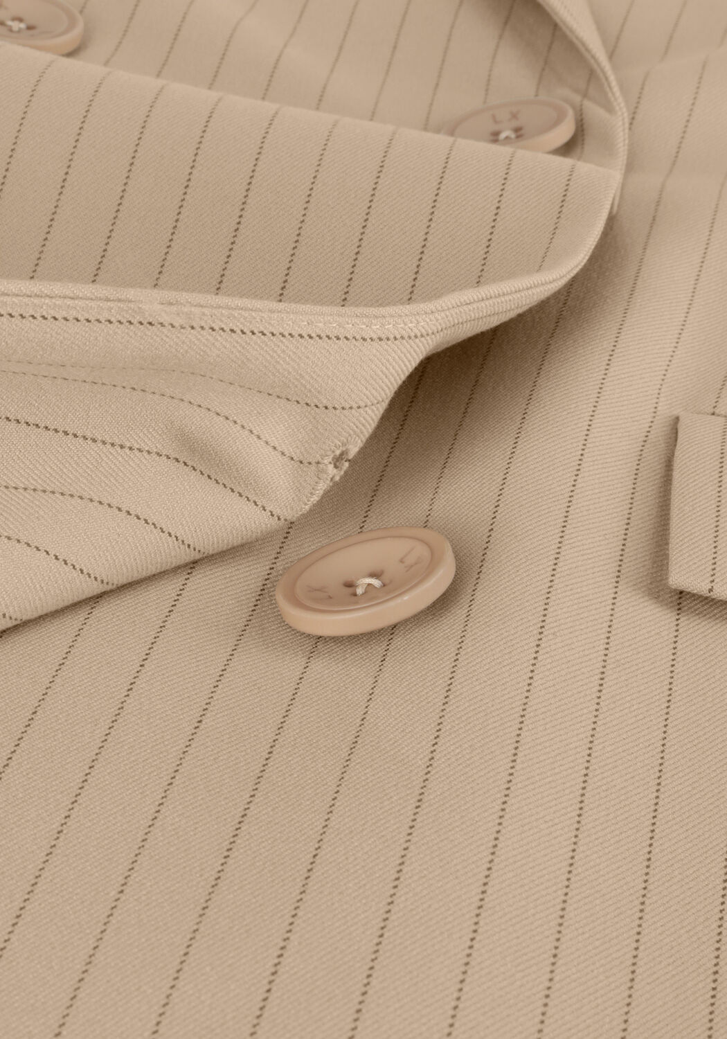 Zand ALIX THE LABEL Mantel LADIES WOVEN PINSTRIPE COAT - large