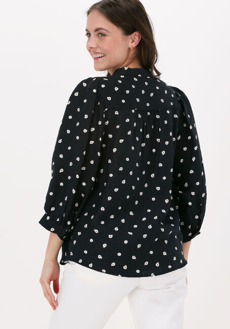 Blauwe MSCH COPENHAGEN Blouses SIGRIDA 3/4 SHIRT AOP - large