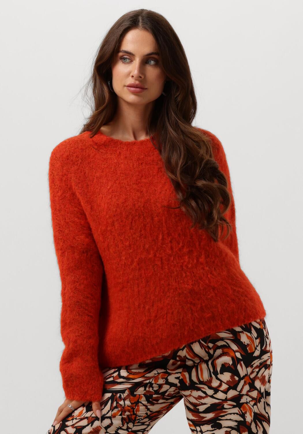AMAYA AMSTERDAM Dames Truien & Vesten Bobbie Knitwear Oranje