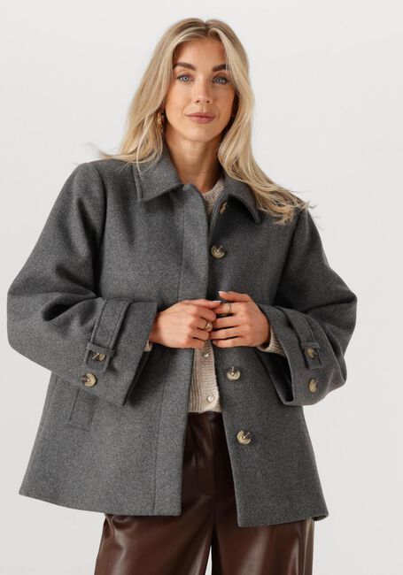 Grijze MODSTRÖM Mantel OFIAMD JACKET - large