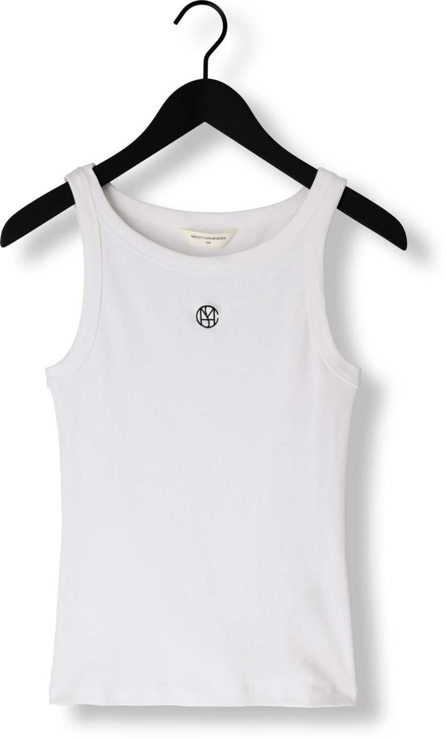 MSCH COPENHAGEN Dames Tops & T-shirts Mschgubbe Rasmia Icon Sl Top Wit