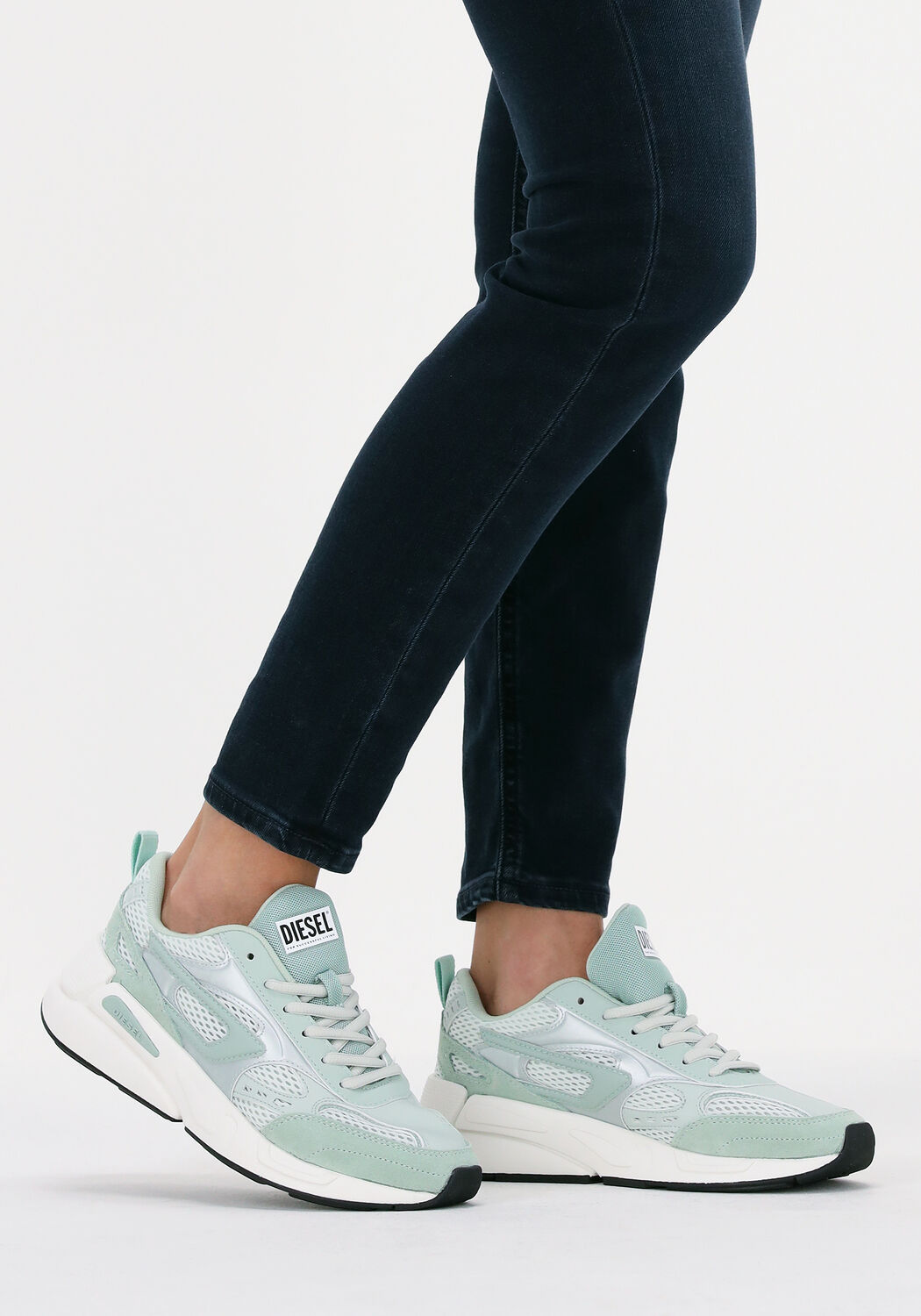 Groene DIESEL Lage sneakers S-SERENDIPITY SPORT DAMES | Omoda