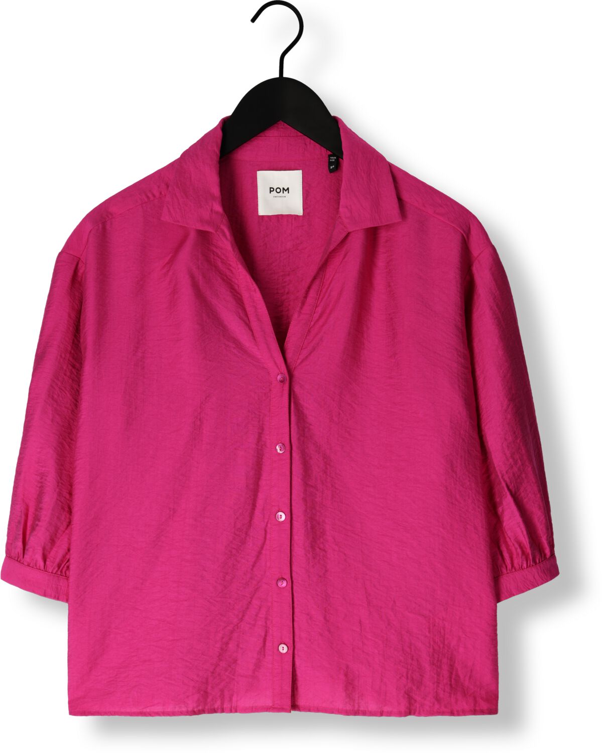 POM AMSTERDAM Dames Blouses Violet Fuchsia Blouse Roze