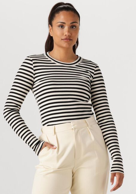 Zwarte INWEAR Tops & T-shirts DAGNAIW STRIPED TSHIRT LS - large