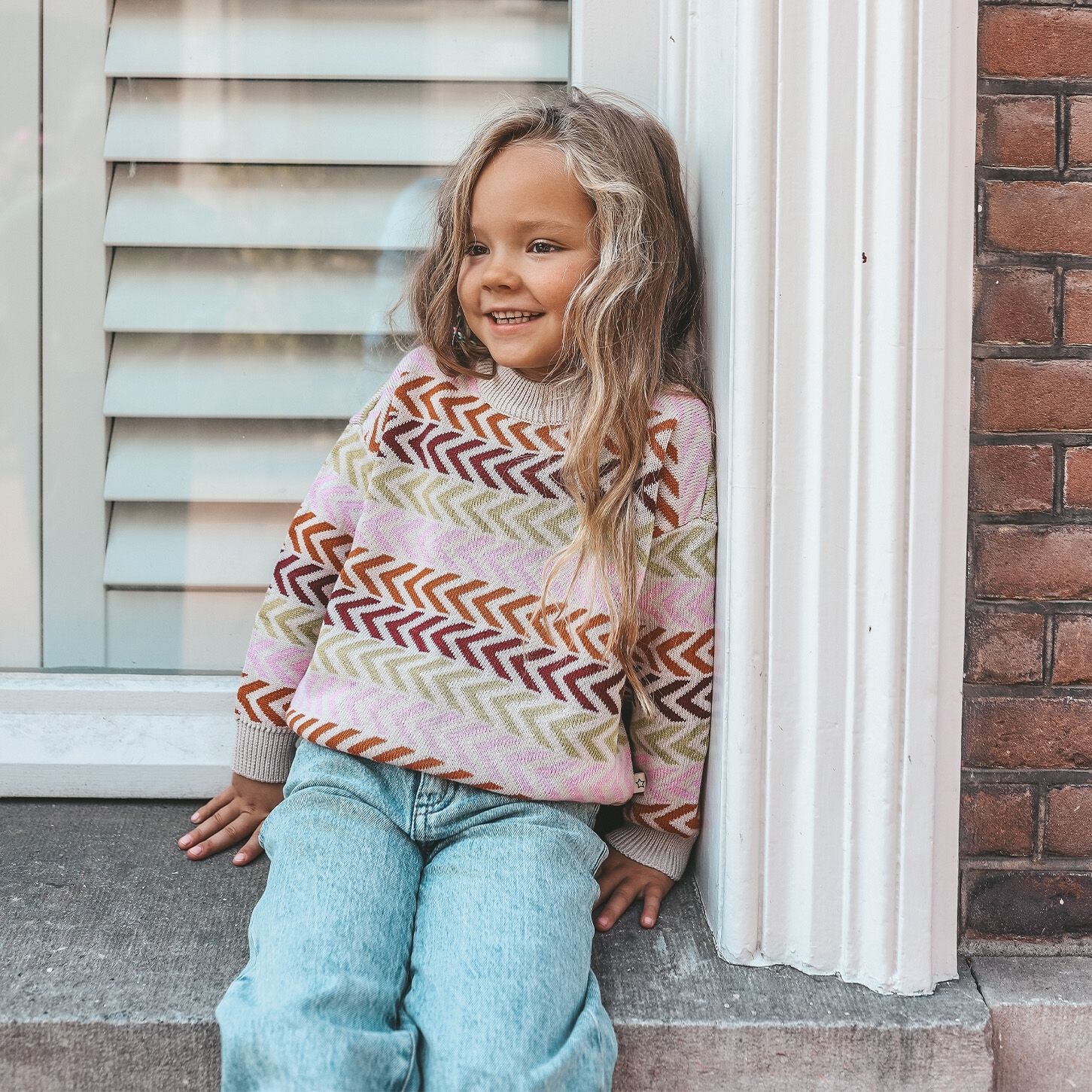 YOUR WISHES Meisjes Truien & Vesten Danish Knit Chunky Sweater Multi