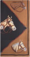 Bruine ROMANO SHAWLS AMSTERDAM Sjaal SHAWL HORSE  - medium