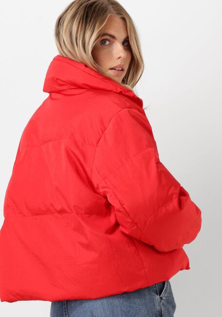 Rode CO'COUTURE Gewatteerde jas FROSTY CROP PURR JACKET - large