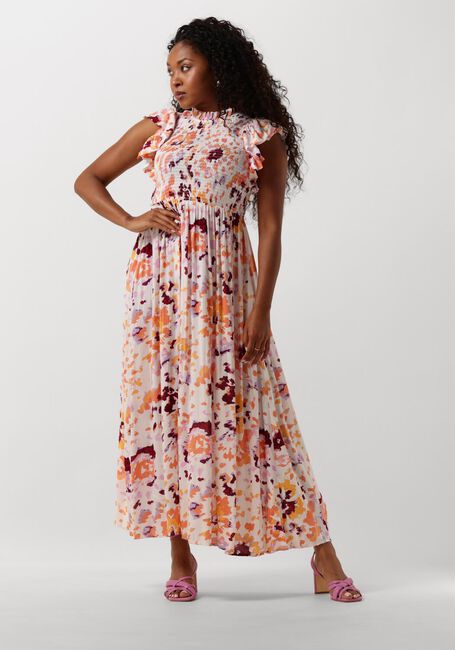 Gebroken wit Y.A.S. Maxi jurk YASTIERA SS LONG DRESS - large