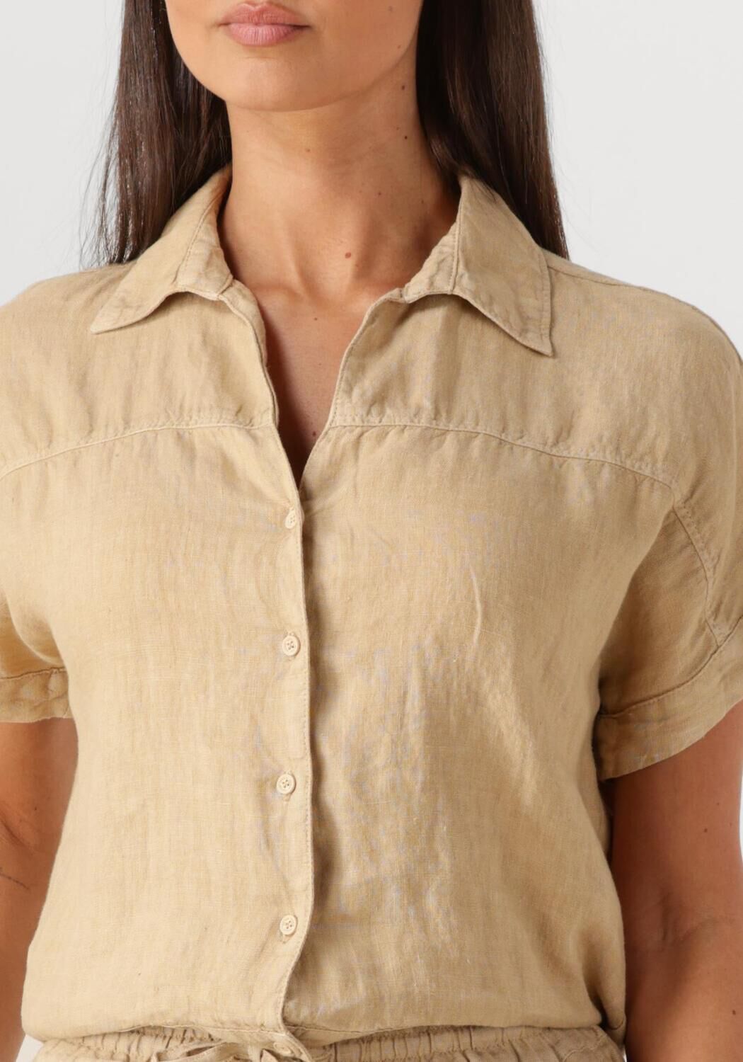 PENN & INK Dames Blouses Blouse Zand