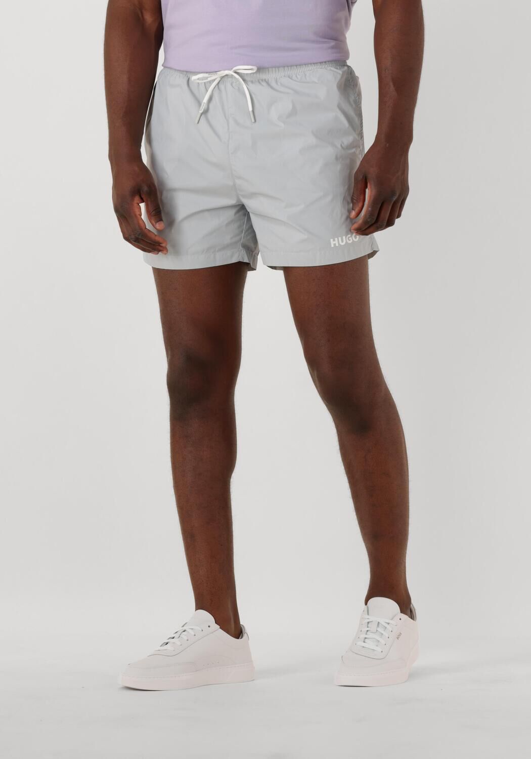HUGO Relaxed fit zwembroek met labelprint model 'HAITI'