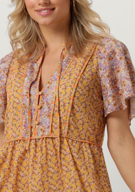 Oranje LOLLYS LAUNDRY Mini jurk ARNO DRESS - large