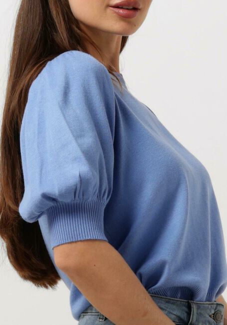 Lichtblauwe MINUS Top LIVA KNIT TEE - large